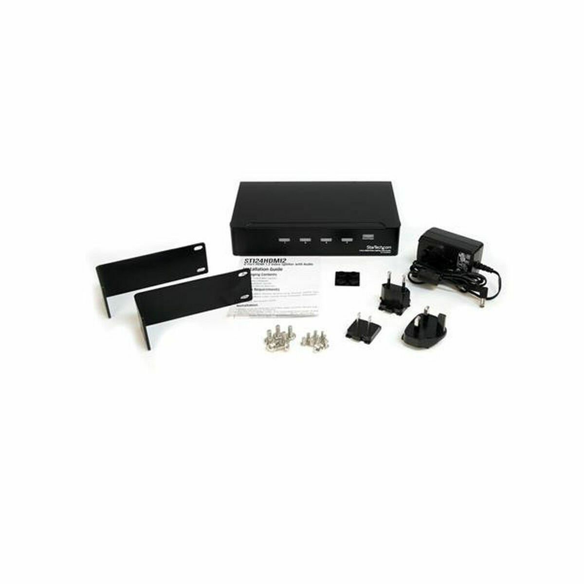 HDMI-schakelaar Startech ST124HDMI2 Zwart